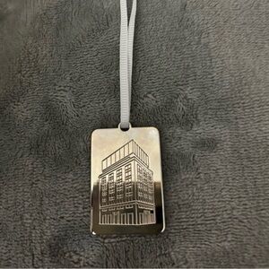 Tiffany & Co. Silver Building Pendant